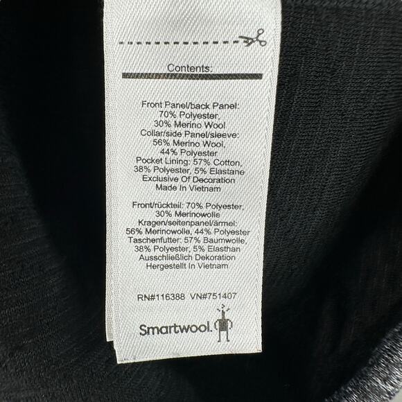 Smartwool Diamond Peak Quilted Mini Dress Medium Comfort Pockets Merino Wool LS - Picture 13 of 14